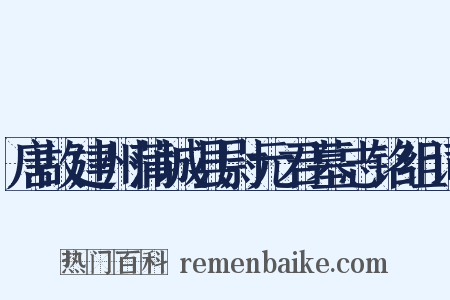 唐故建州蒲城县尉元君墓志铭组词是什么意思的图片